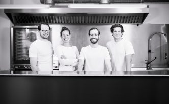 BASENBOX Team v.l.n.r.: Lukas Lovrek, Philippa Lovrek, Albrecht Eltz, Leopold Lovrek (Foto: Daniel Auer)