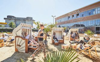 Rindermarkthalle setzt auf Rindermarkthalle Zero-Waste-Beachclub