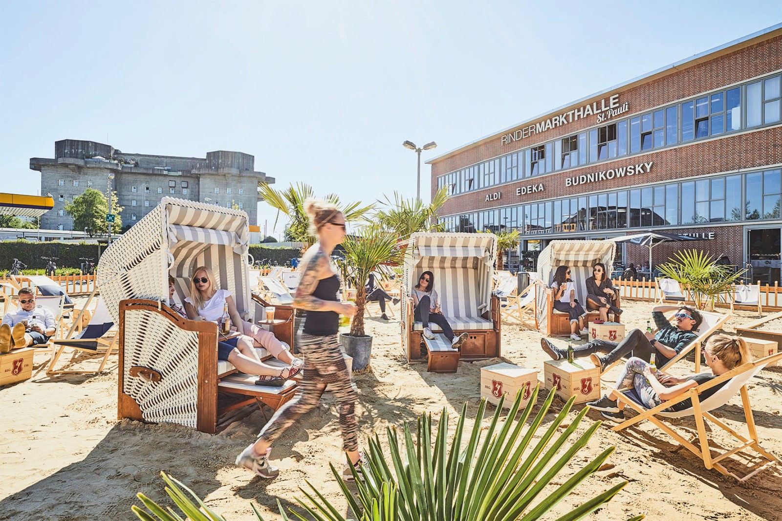 Rindermarkthalle setzt auf Rindermarkthalle Zero-Waste-Beachclub