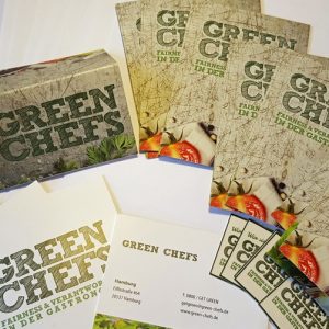 GREEN CHEFS Stempelkarten für das Buffetangebot